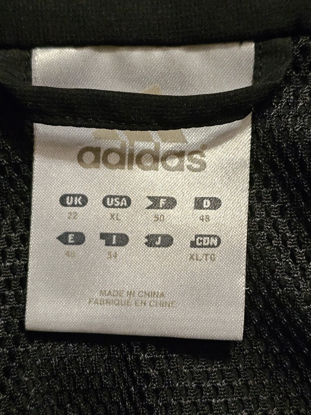 Adidas Vintage Black Jacket with Dark Coral Stripes - Picture 9 of 9